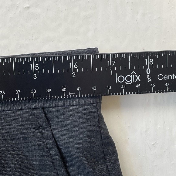 John Varvatos 32x30 Gray Check Plaid Wool Suit Mens Dress Pants - Picture 2 of 9